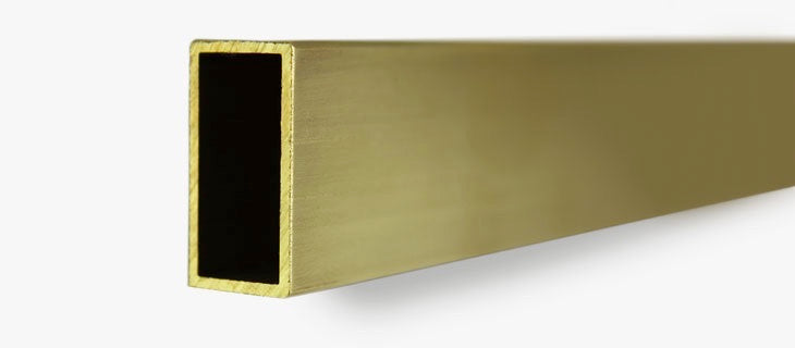 K&S Engineering 8262 3/32"x3/16"x12 Rectangle Brass Tube with .014 Wall