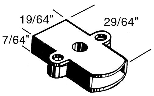 Kadee 234 Plastic Draft Gear Boxes & Lids