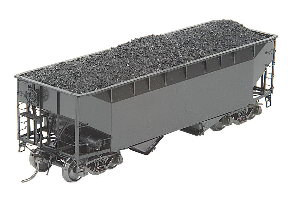 Kadee 7001 HO 50 Ton AAR Standard 2 Bay Open Hopper with Coal Load Undecorated - NOS