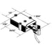 Kadee 745 O Scale Type E Medium Centerset Metal Couplers with Plastic Gear Boxes