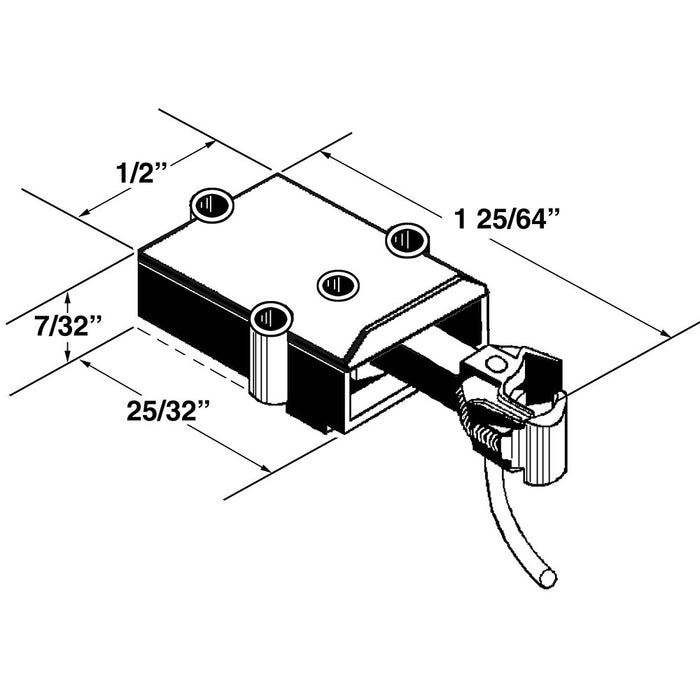Kadee 746 O Scale Type E Long Centerset Metal Couplers with Plastic Gear Boxes