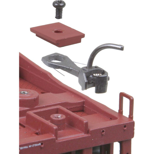 Kadee HO Scale #118 Metal "SF" Shelf Coupler Medium (19/64") Centerset Shank (25 Pair)