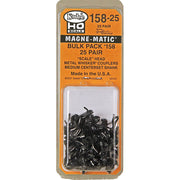 Kadee HO Scale 158-25 Bulk Pack of Kadee #158 Scale Whisker Couplers (25 pair)
