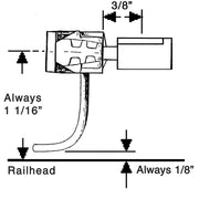 Kadee HO Scale 1835 1 Scale Centerset Couplers with Short Gearboxes