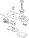 Kadee HO Scale #451 Extended Swing Gearbox and Metal Whisker Coupler One Pair