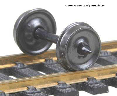 Kadee HO Scale 522 36" Diameter Wheelset-Passenger (Smooth)
