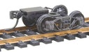 Kadee HO Scale 503 Arch Bar Trucks with 33" ribbed back wheels and ready-to-mount couplers