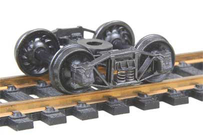Kadee HO Scale 551 Arch Bar Trucks with 33" Ribbed Back Wheels - Self Centering
