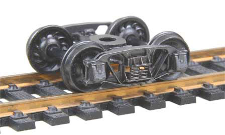 Kadee HO Scale 553 Andrews (1898) Trucks with 33" Ribbed Back Wheels - Self Centering