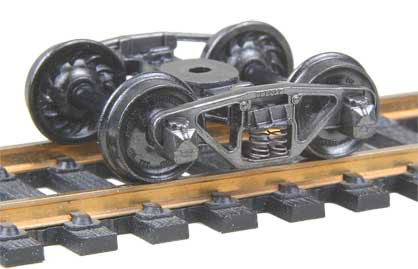Kadee HO Scale 556 Vulcan Double Truss - 33" Ribbed Back Wheels - Self Centering Trucks
