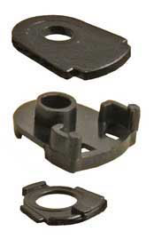 Kadee HO Scale #233 30-Series Draft Gear Box, Draft Gear Box Lid and Spring Lid (10 pair)