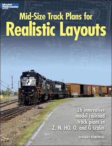 Kalmbach 12424 Mid-Size Track Plans for Realistic Layouts