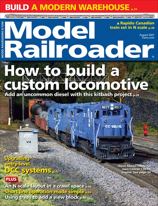 Kalmbach Model Railroader August 2021
