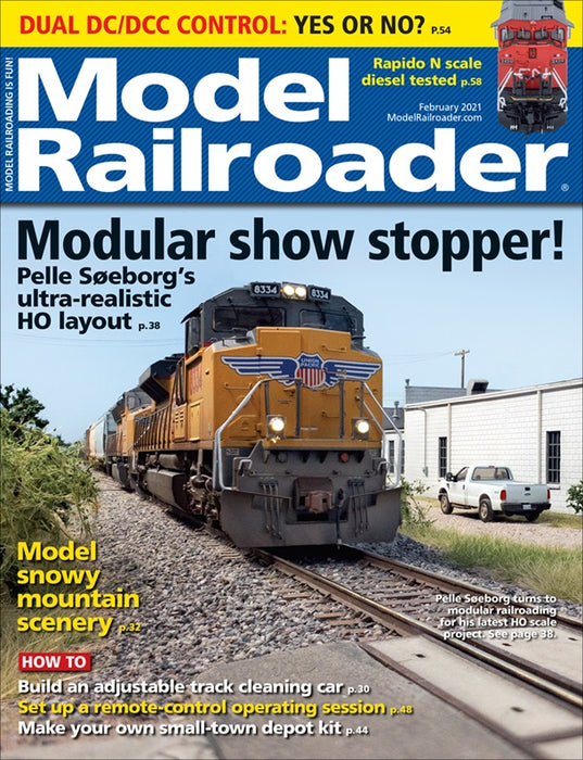 Kalmbach Model Railroader February 2021