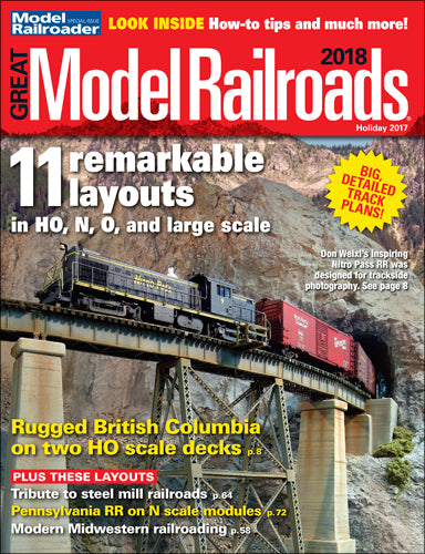 Kalmbach KALGMRR2018 Model Railroader Great Model Railroads 2018