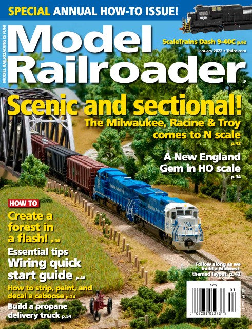 Kalmbach Model Railroader January 2022
