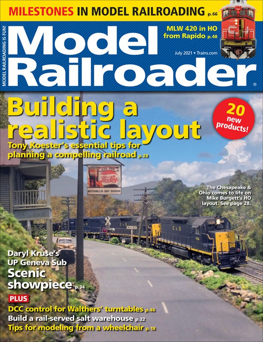 Kalmbach Model Railroader July 2021
