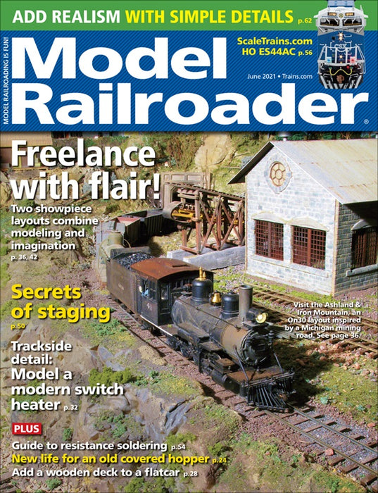 Kalmbach Model Railroader June 2021