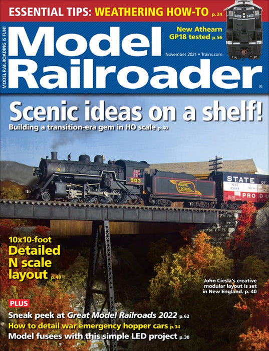 Kalmbach Model Railroader November 2021