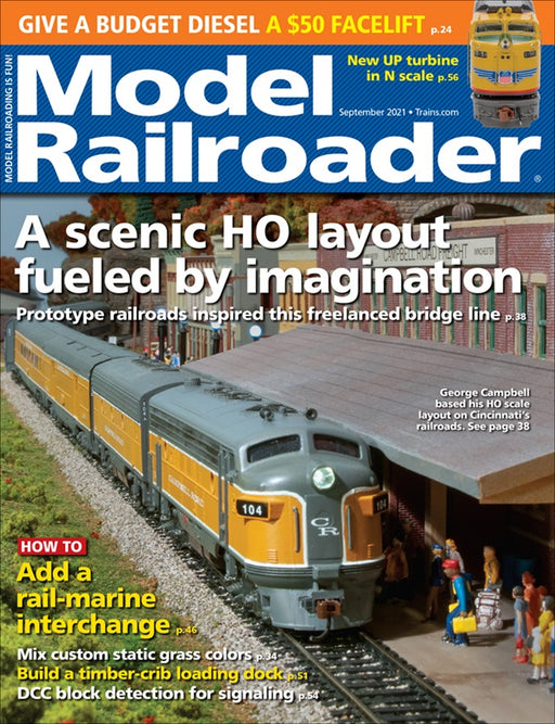 Kalmbach Model Railroader September 2021