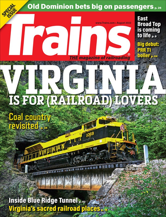 Kalmbach Trains Magazine August 2022