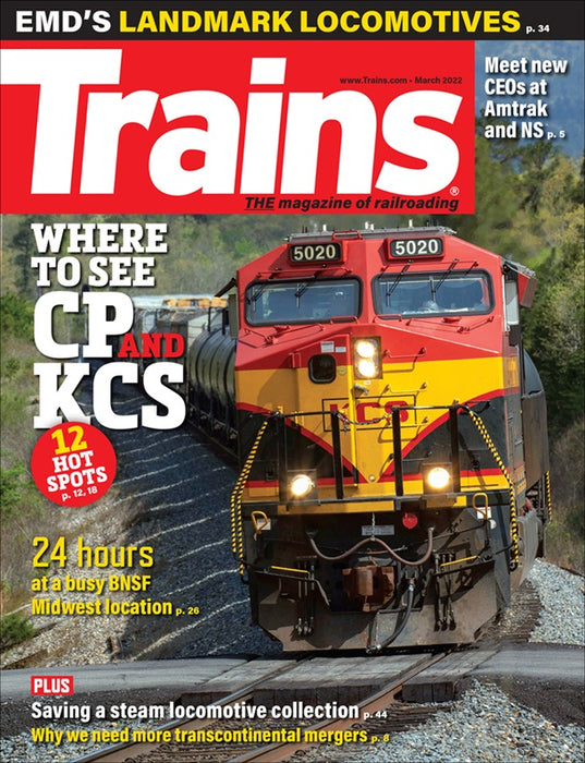 Kalmbach Trains Magazine March 2022
