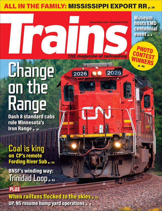 Kalmbach Trains Magazine November 2022