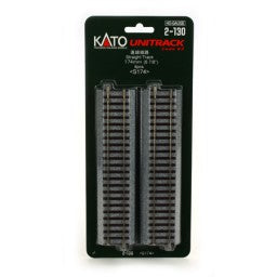 Kato 2-130 HO Scale UniTrack 174mm 6-7/8" Straight (4 Pack)