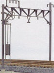 Kato 23061 N Scale UniTrack Catenary Poles, Double Track/Wide (10 Pack)