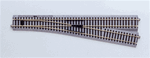 Kato 2-863 HO Scale UniTrack #6 Manual Right-Hand Turnout
