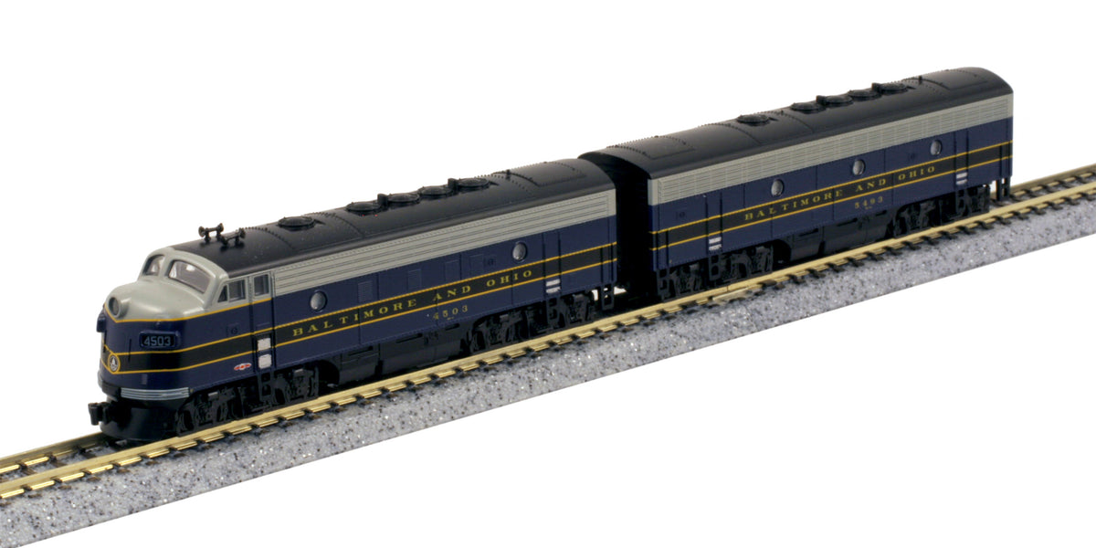 KATO W&P emd F3 A+ B + B SET Nゲージ kato-106-0428-n-scale-emd-f7a-