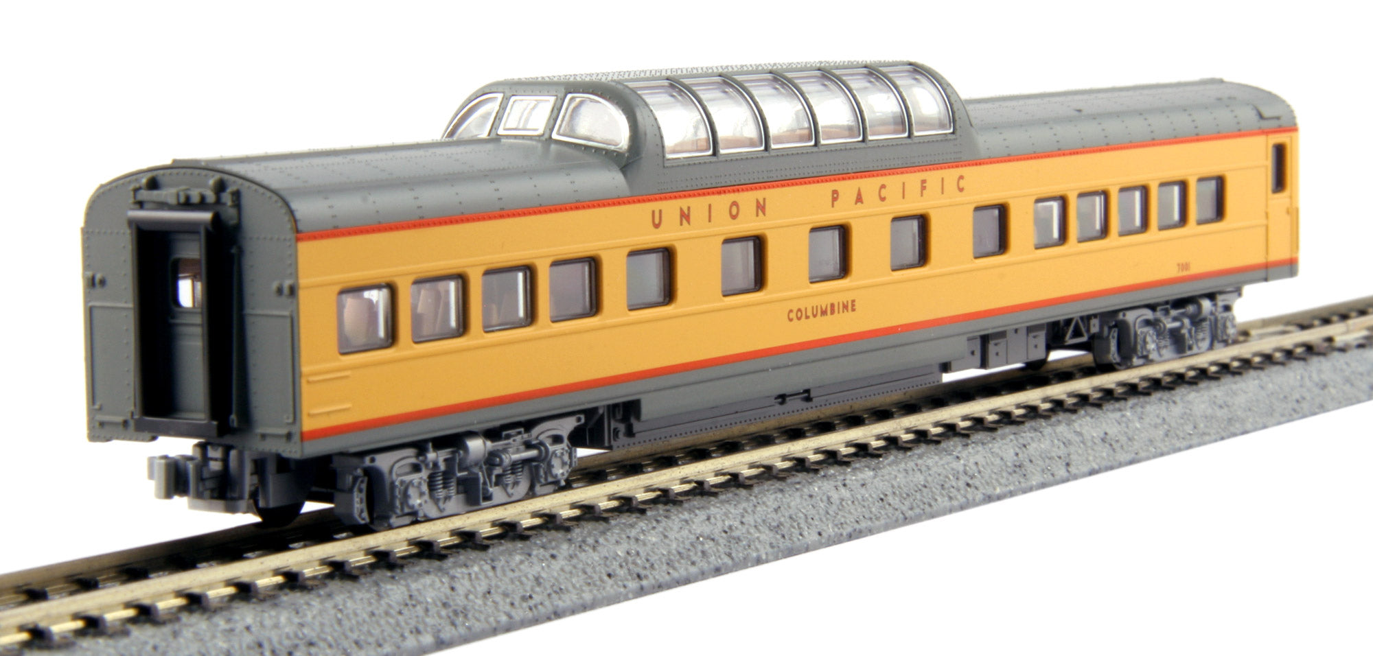 Kato 106-086 N Scale Union Pacific Excursion 7 Car Passenger Train