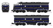 KATO 106-428LS N Scale EMD F7A-B Set Baltimore & Ohio 4503/5493 DCC & Sound