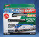 Kato 106-6285LS N Scale Amfleet Intercity Amtrak Phase V1 Set (1 P42 w/Sound + 3 Cars)