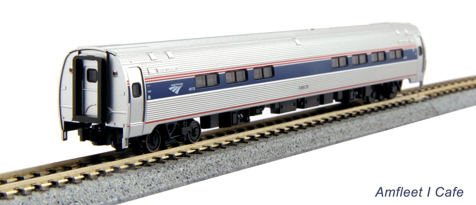 Kato 106-8001B N Scale Amtrak Northeast Corridor ACS-64 621 Amfleet I 5 Unit Set