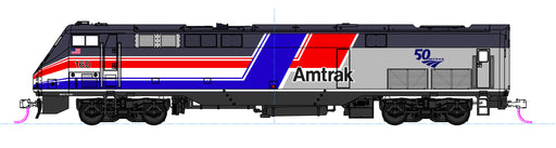 Kato 176-6038 DCC N Scale GE P42 Genesis Amtrak Dash 8 Phase III 50th Anniversary 160 with DCC