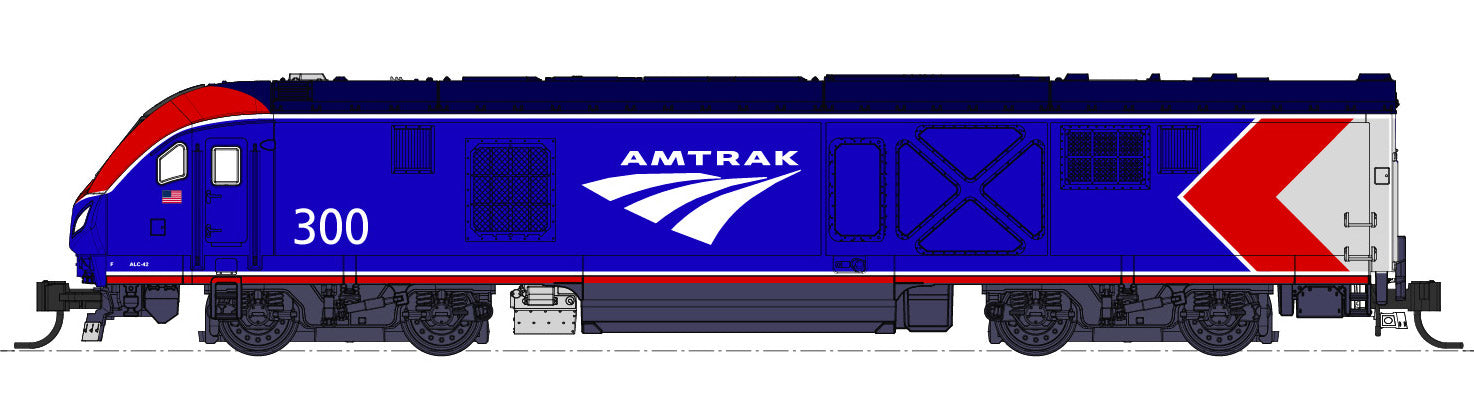 Kato 176-6051S N Scale Siemens ALC-42 Charger Locomotive Amtrak Phase VI 300 DCC and Sound