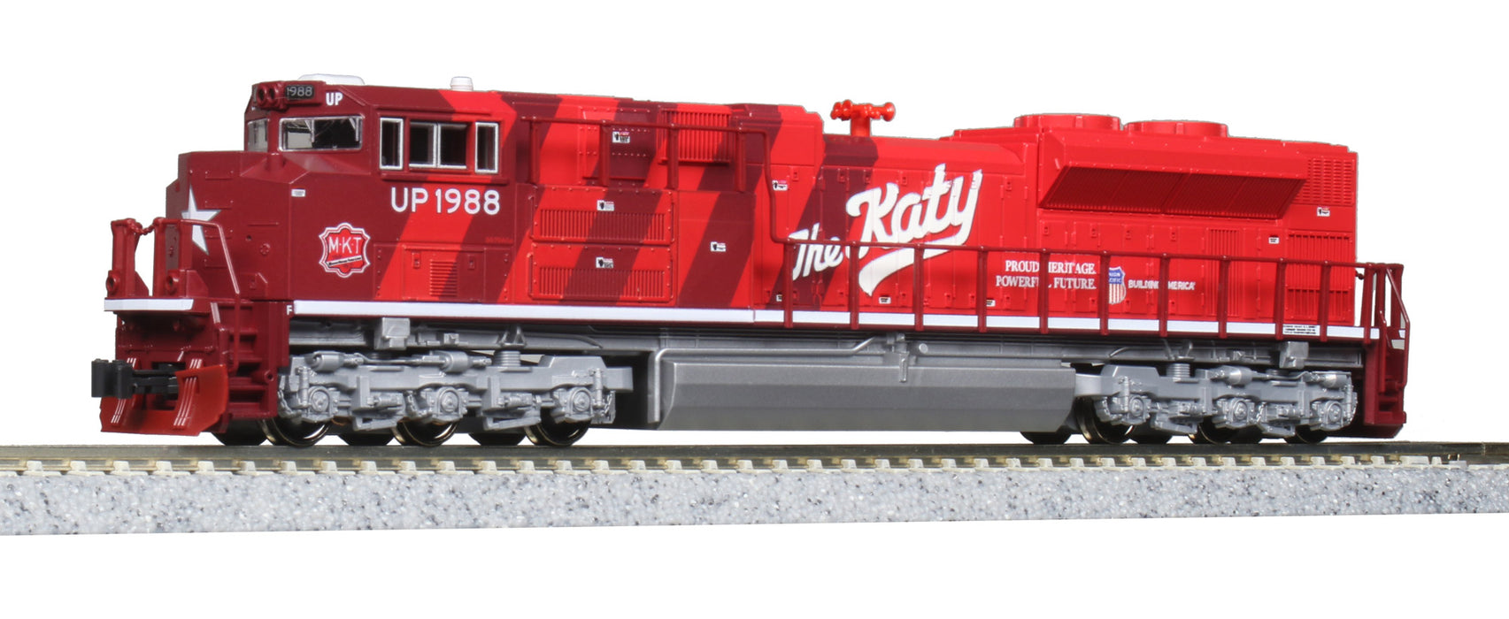 Kato 176-8409DCC N Scale EMD SD70ACe Union Pacific "MKT Heritage" UP 1988 with DCC