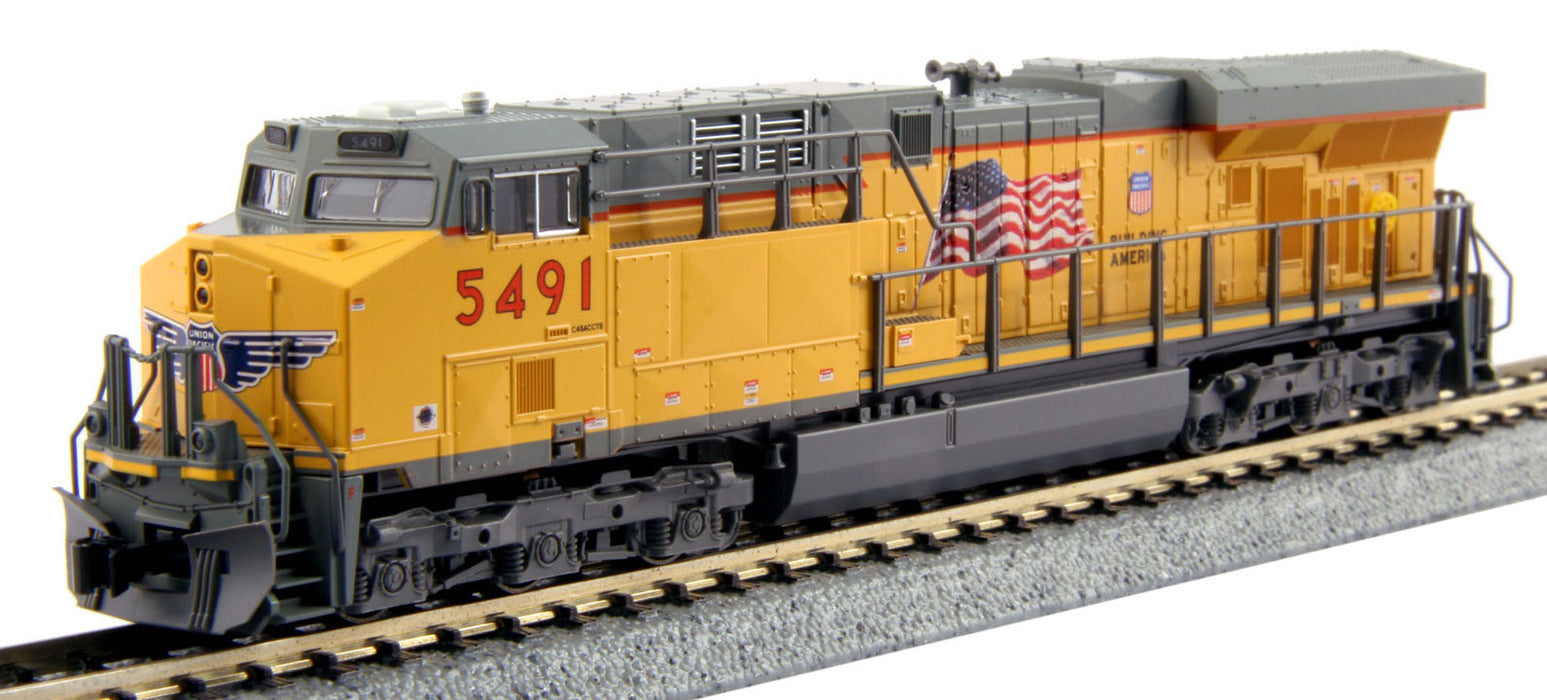 KATO 176-8932 N Scale GE ES44AC GEVO Diesel Union Pacific Flag UP 5380 with DCC