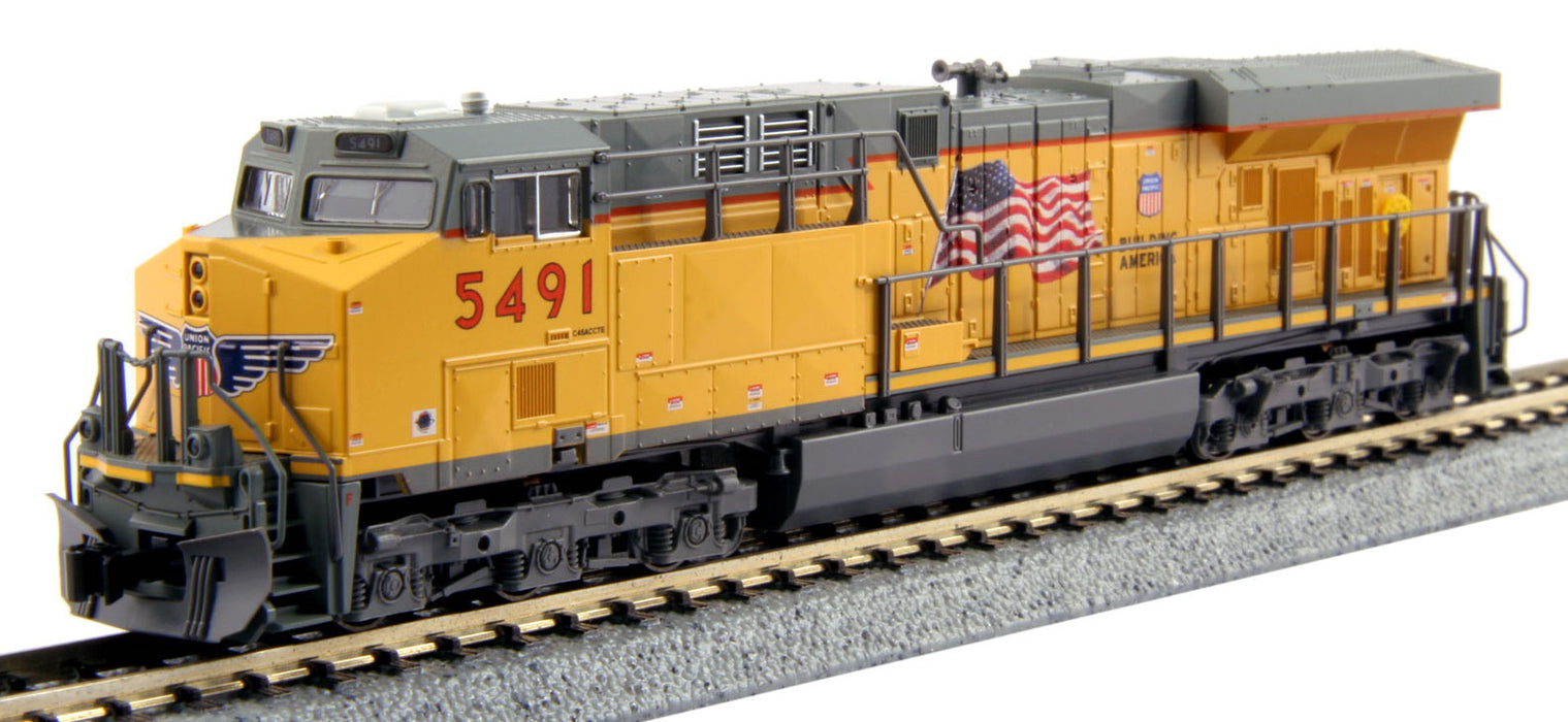 KATO 176-8933DCC N Scale GE ES44AC GEVO Diesel Union Pacific Flag UP 5476 with DCC