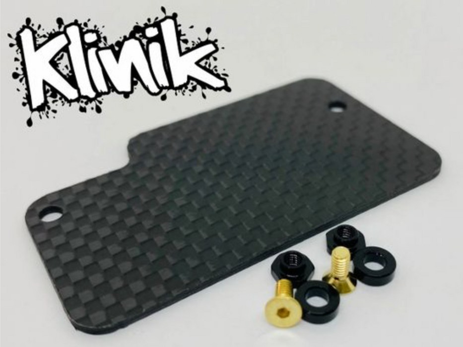 Klinik RC KRC22X4RADIO TLR 22X-4 Buggy Carbon Radio Plate