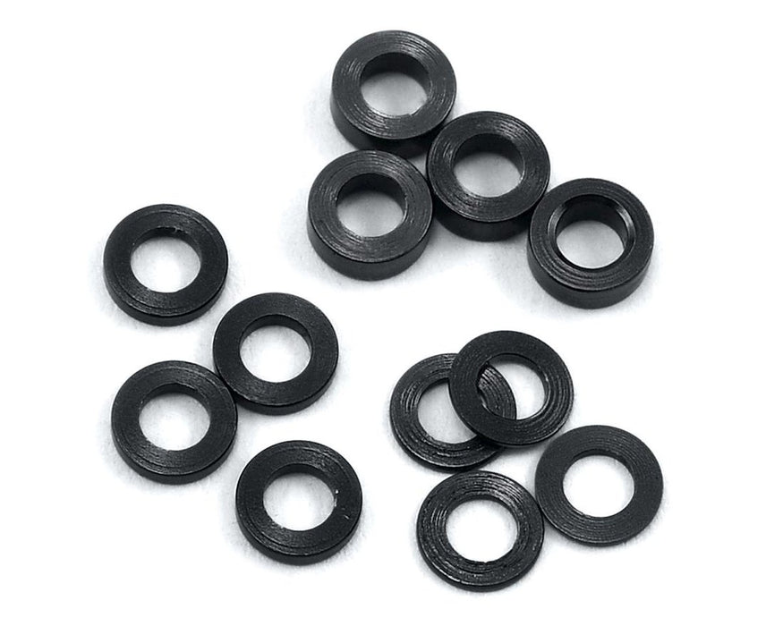 Klinik RC KRCBSWASHERSET Black 3mm Ball Stud Washer Set