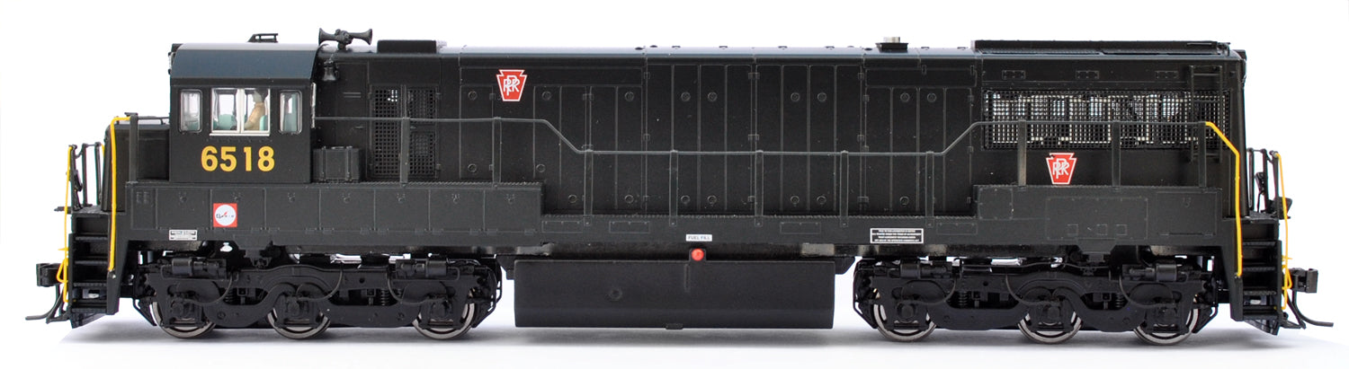 Korea Brass HO Scale U252018 GE U25C Diesel PRR #6513 - NOS