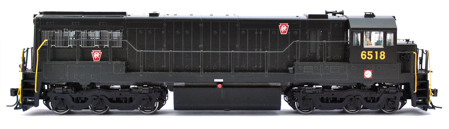 Korea Brass HO Scale U252019 GE U25C Diesel PRR #6516 - NOS