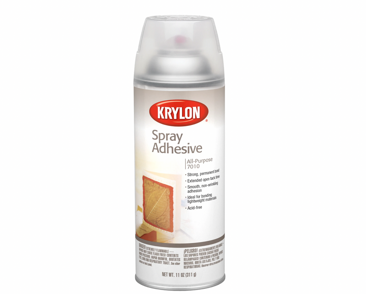 Krylon 7010 11oz Spray Adhesive — White Rose Hobbies