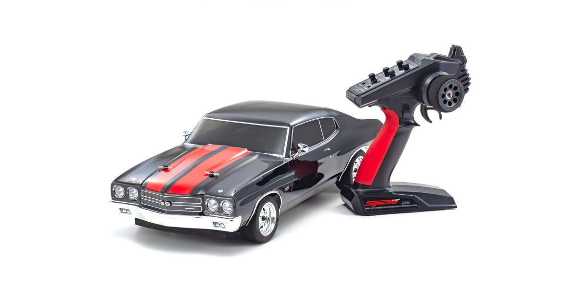 Kyosho 34416T2 1/10 RTR 4WD FAZER Mk2 1970 Chevy Chevelle SS 454 Black and Red