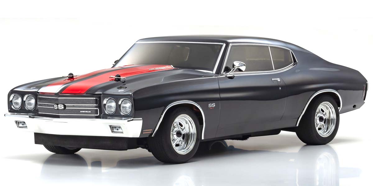 Kyosho 34416T2 1/10 RTR 4WD FAZER Mk2 1970 Chevy Chevelle SS 454 Black and Red