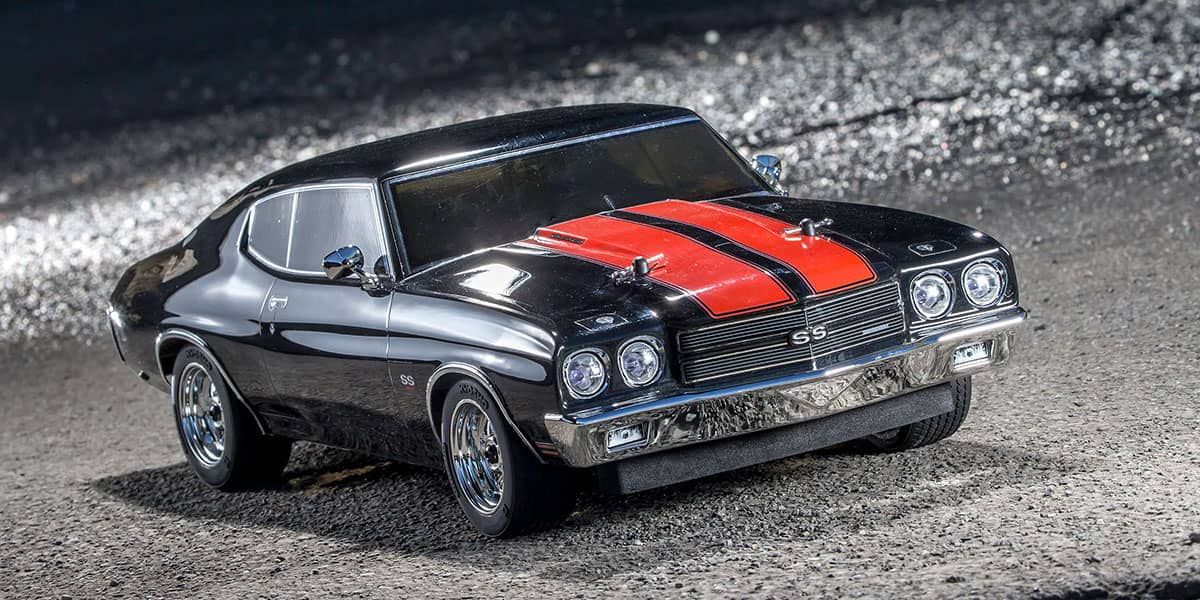 Kyosho 34416T2 1/10 RTR 4WD FAZER Mk2 1970 Chevy Chevelle SS 454 Black and Red