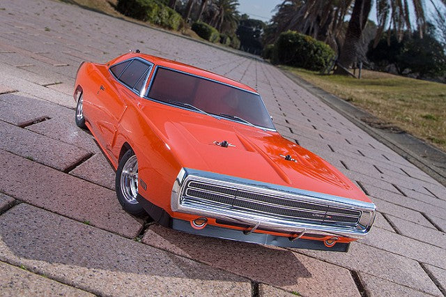 Kyosho 34417T1 1/10 RTR 4WD FAZER Mk2 1970 Dodge Charger Hemi Orange