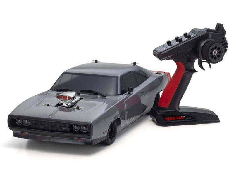 Kyosho 34492T1B 1/10 RTR 4WD FAZER Mk2 1970 Dodge Charger Super Charged VE Gray